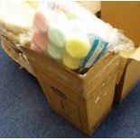 2 BOXES CONTAINING BATH SPONGES