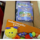 2 BOXES CONTAINING 'DISNEY' CAR SUNBLINDS/SHADES AND BABY TOYS