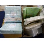 2 BOXES CONTAINING 'LITTLE SAFARI' LAUNDRY BAGS, CHANGING MATS,