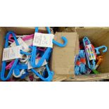 2 BOXES OF CHILDREN'S CLOTHING HANGERS