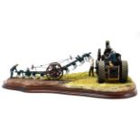 Border Fine Arts 'The Steam Plough - 20 Acres a Day', model No. B0744 by Ray Ayres, limited