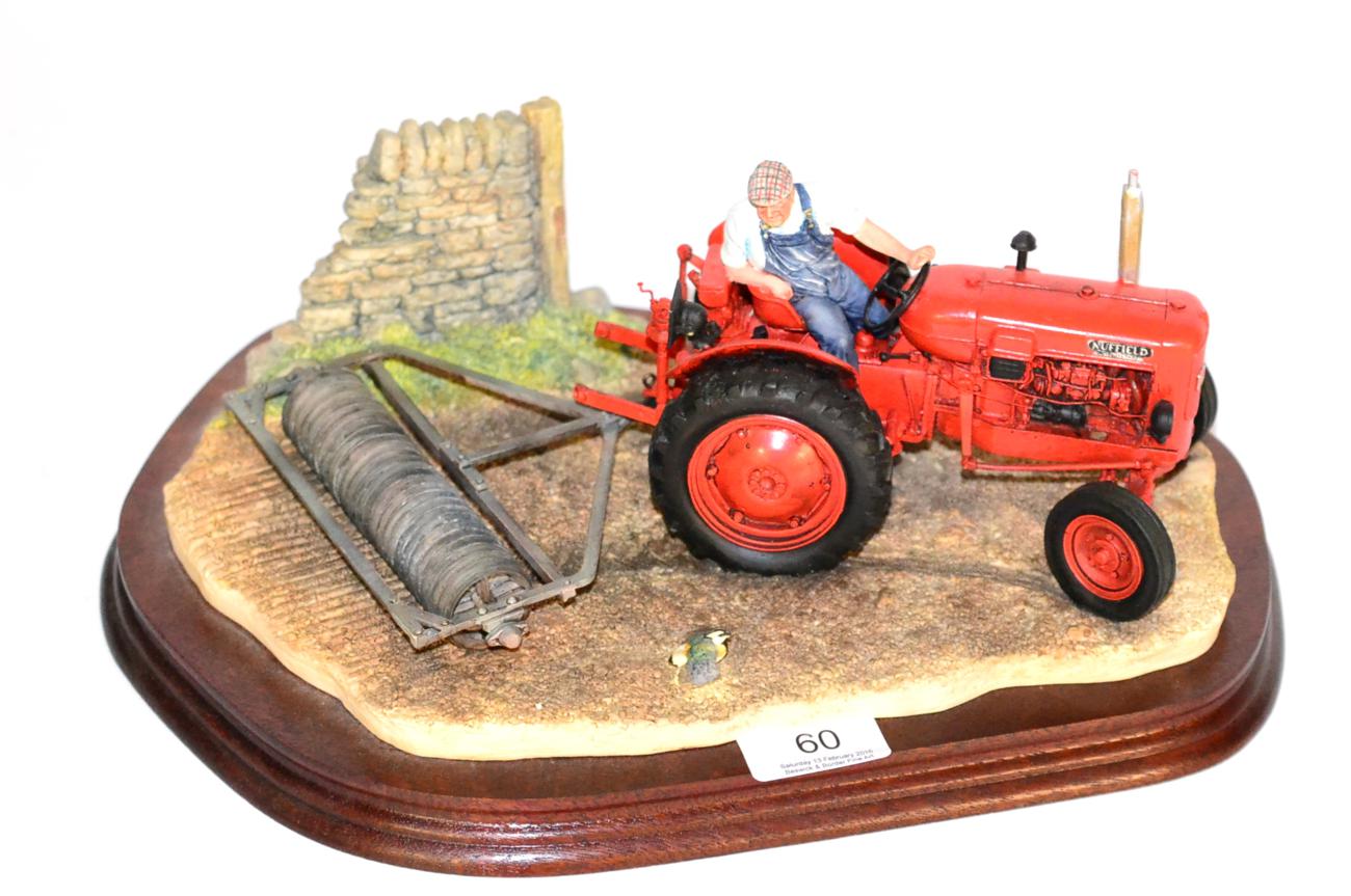 Border Fine Arts 'Turning With Care' (Nuffield Tractor), model No. B0094 by Ray Ayres, limited