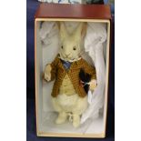 R John Wright, limited edition (59/250) collector's doll, 'The White Rabbit' - Alice in