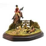 Border Fine Arts 'Full Cry' (Foxhunter Scene), model No. L23 by David Geenty, limited edition 216/