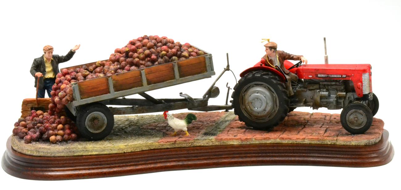 Border Fine Arts 'Tipping Turnips', model No. B1037 by Ray Ayres, limited edition 72/950, on wood