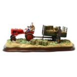 Border Fine Arts 'Cut and Crated' (Allis Chalmers Tractor), model No. B0649 by Ray Ayres, limited