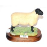 Border Fine Arts 'Suffolk Ram', (style one), model No. L40 by Ray Ayres, limited edition 771/1250,