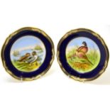 A set of six Spode game birds plates (boxed)