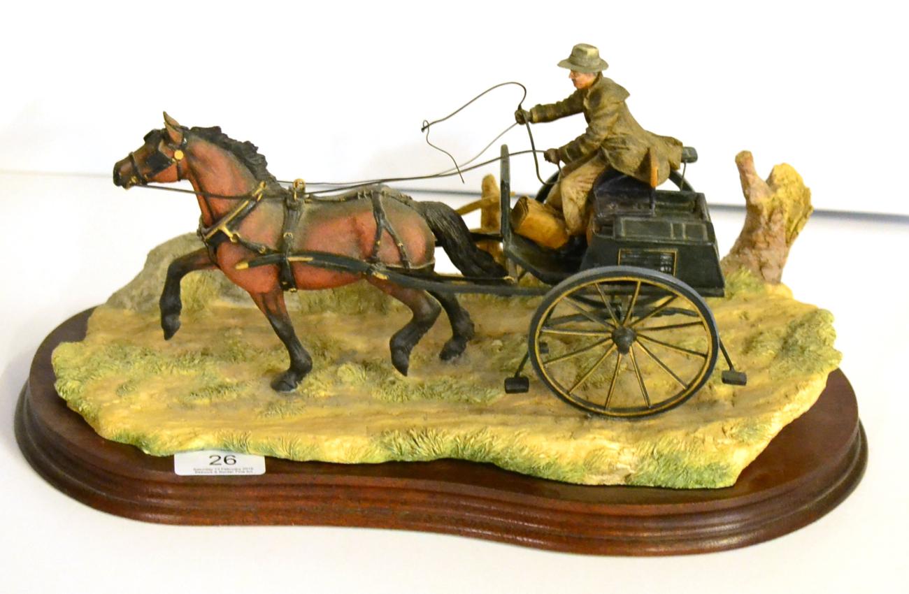 Border Fine Arts 'The Country Doctor' (Man and Gig), model No. JH63 by Ray Ayres, limited edition