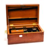 Oertling Weights Set For Lagos City Council 2kg to 1mg in stained wood box