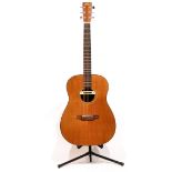 A Fylde Orsino Six String Acoustic Guitar, serial number 3726, with mahogany back, sides and neck,