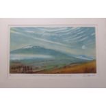 Piers Browne (b.1949) ''Penhill from 'The Shawl', Wensleydale: December Morning'' Signed in pencil