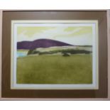 John Brunsdon ARA, RE (b.1933) ''View towards Rhossili'' Signed in pencil, inscribed and numbered