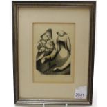 Blair Hughes-Stanton (1902- 1981) ''In his own Image'' Signed in pencil and dated (19)26,