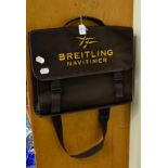 Breitling Navitimer brown briefcase/messenger bag