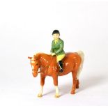 Beswick Boy on Pony, model No. 1500, palomino gloss *sold on behalf of Butterwick Hospice Minor