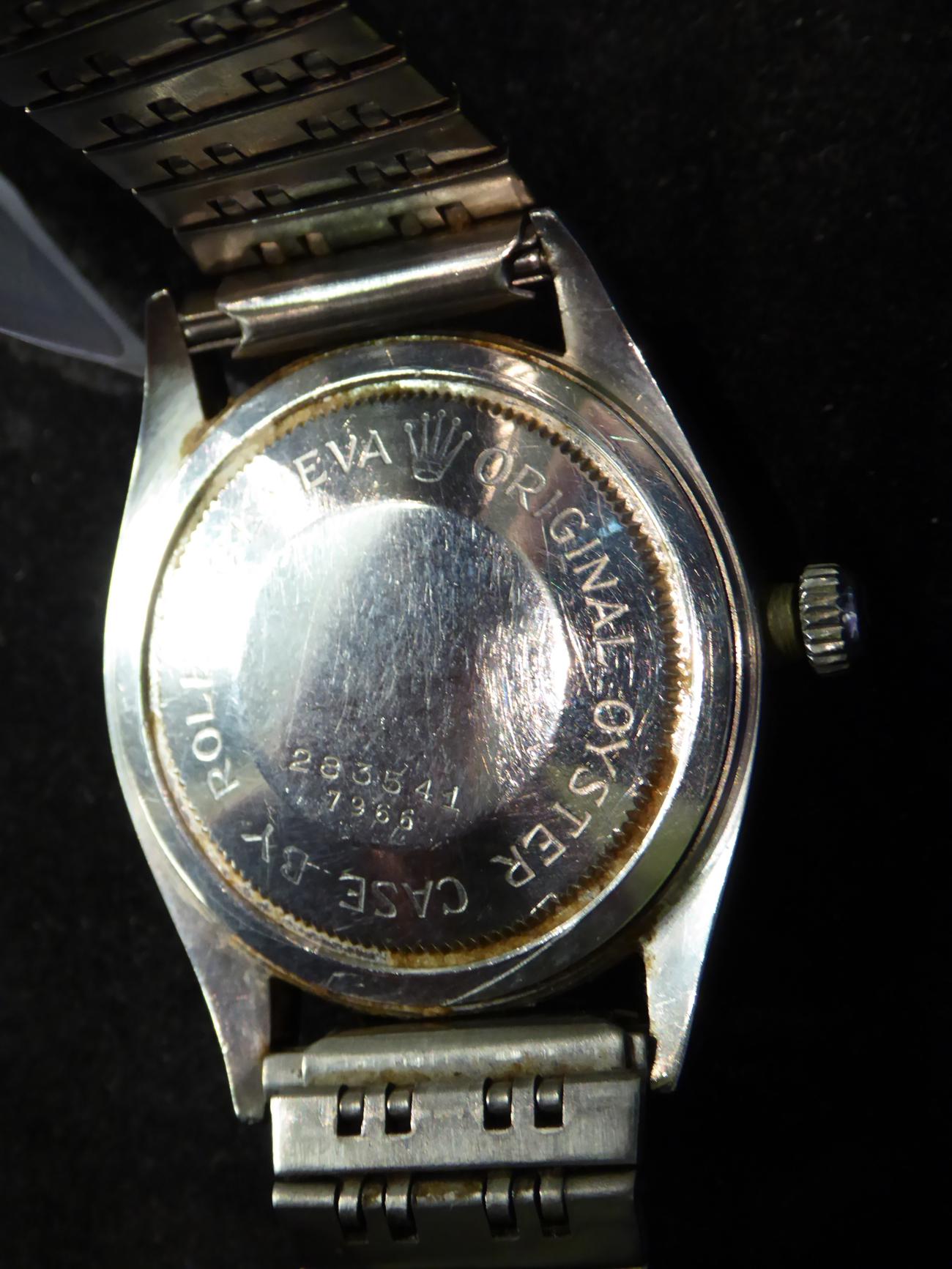 A gentleman's Tudor wristwatch with stainless steel case and bracelet strap together with a lady's - Image 2 of 3