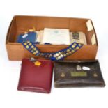 Box of Masonic memorabilia