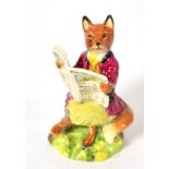 Royal Doulton Foxy Reading Country News, model No. P3219, unusual colourway