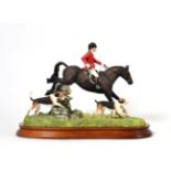 Border Fine Arts 'A Day with the Hounds' (Huntsman and Hounds), model No. B0789 by Anne Wall,