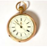 A 9ct gold pocket watch