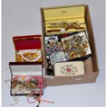 A group of costume jewellery and ladies wristwatches