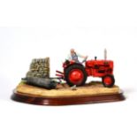 Border Fine Arts 'Turning With Care' (Nuffield Tractor), model No. B0094 by Ray Ayres, limited