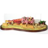 Border Fine Arts 'The Threshing Mill', Millennium model No. B0361 by Ray Ayres, limited edition