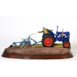 Border Fine Arts 'At the Vintage' (Fordson E27N Tractor), model No. B0517 by Ray Ayres, limited