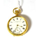 An 18ct gold pocket watch