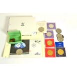 A Princess Diana £5 proof set and other coins