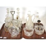 A quantity of assorted 19th century and later glass Overall condition good, general wear