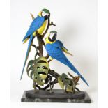 Border Fine Arts 'Blue and Gold Macaws', model No. B0327 by Richard Roberts, limited edition 89/950,
