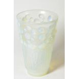 A Sabino Algues Marine opalescent glass vase, moulded mark SABINO FRANCE, 19.5cm