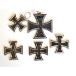 An Imperial German 1870 Iron Cross, second class, the suspender ring stamped A (possibly a copy);