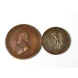 Napoleonic: Medal Struck in Honour of General Brune, 1801, by Salvirch, bronze, 54 mm, and Battle of