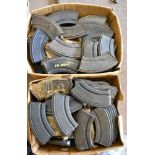 A Collection of Over One Hundred Second World War .303 Bren Gun Magazines, in two boxes