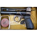 PURCHASER MUST BE 18 YEARS OR OVER A Webley Junior .177 Calibre Air Pistol, numbered 646, with blued