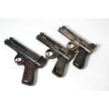PURCHASER MUST BE 18 YEARS OR OVER A Webley Senior .177 Calibre Air Pistol, numbered 246, blued