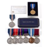 A Unique Northern Ireland Queen's Gallantry Group of Seven Medals, awarded to 24111168 CPL.(later