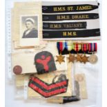 A Second World War Naval Group of Five Medals, awarded to O/KX98084 Sto.M. Richard Henry James,