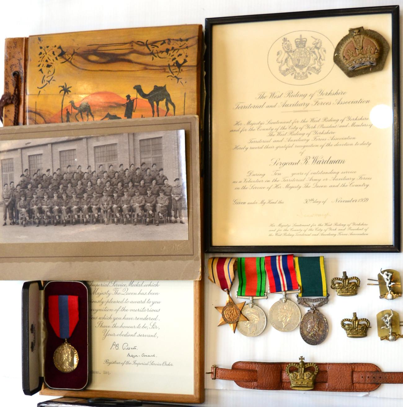 A Group of Five Medals, awarded to 2265268 S.Sgt.R (Robert) Wardman of the Royal Signals, comprising