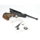 PURCHASER MUST BE 18 YEARS OR OVER A Feinwerkbau Model 65 Air Pistol, .177 calibre, with side