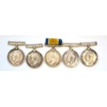 Four Single British War Medals to the Royal Artillery, awarded to :- 185503 GNR.H.MARSDEN; 36310