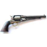 A Remington New Model Army .44 Calibre Six Shot Percussion Single Action Revolver, the 20cm