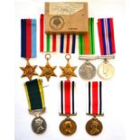 A Second World War RAF Group of Five Medals, comprising 1939-45 Star, Italy Star, France and Germany