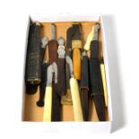 A Collection of Fifteen Desk Knives (Erasers) by Sheffield Makers, four with rosewood handles,