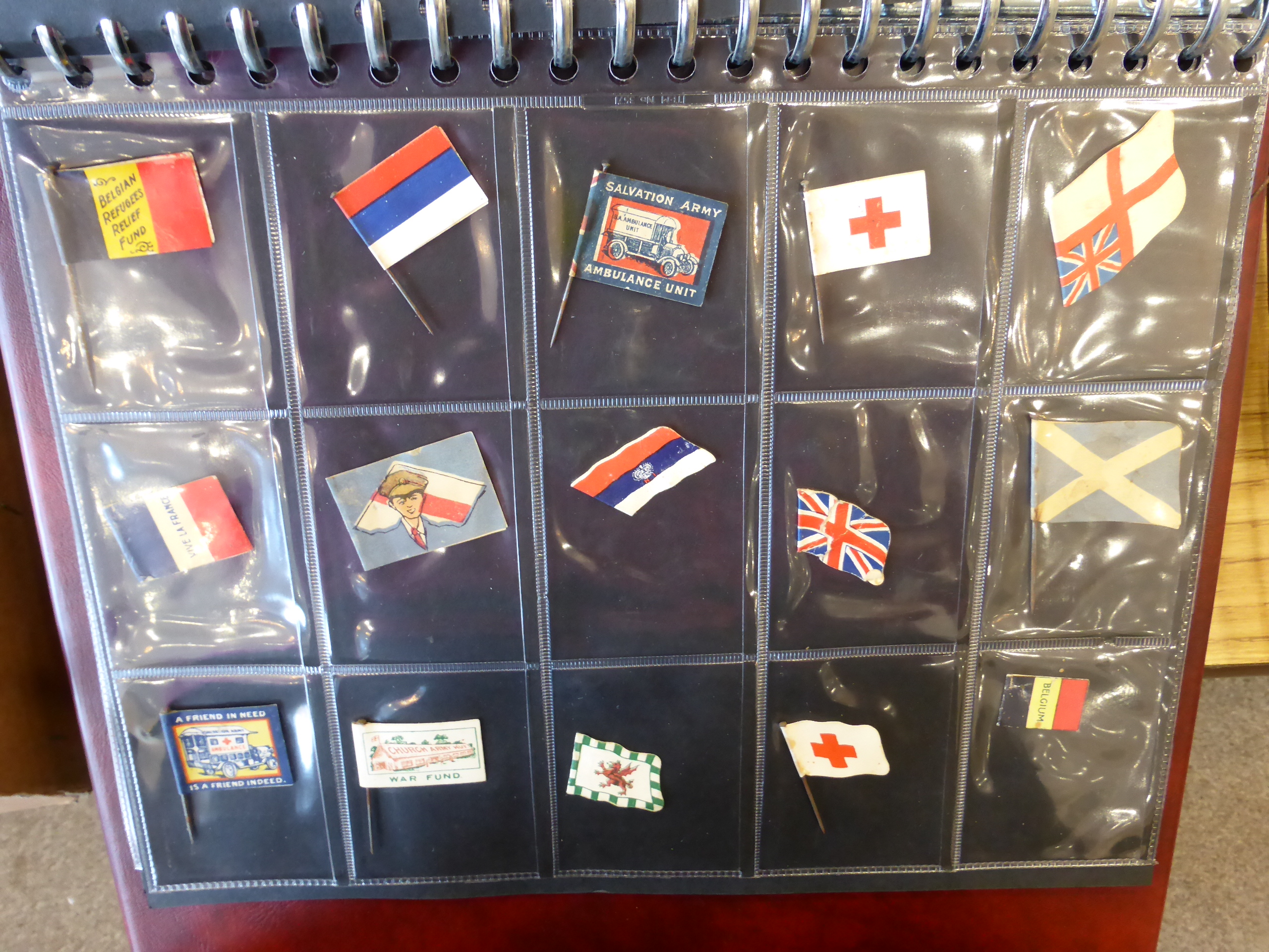A Collection of 130 Early 20th Century Flag Day Badges and Ribbons, including WWI patriotic causes - Image 10 of 10