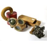 A Second World War German Gun Sight/Range Finder, one side stamped KF/cme and numbered 203572. **