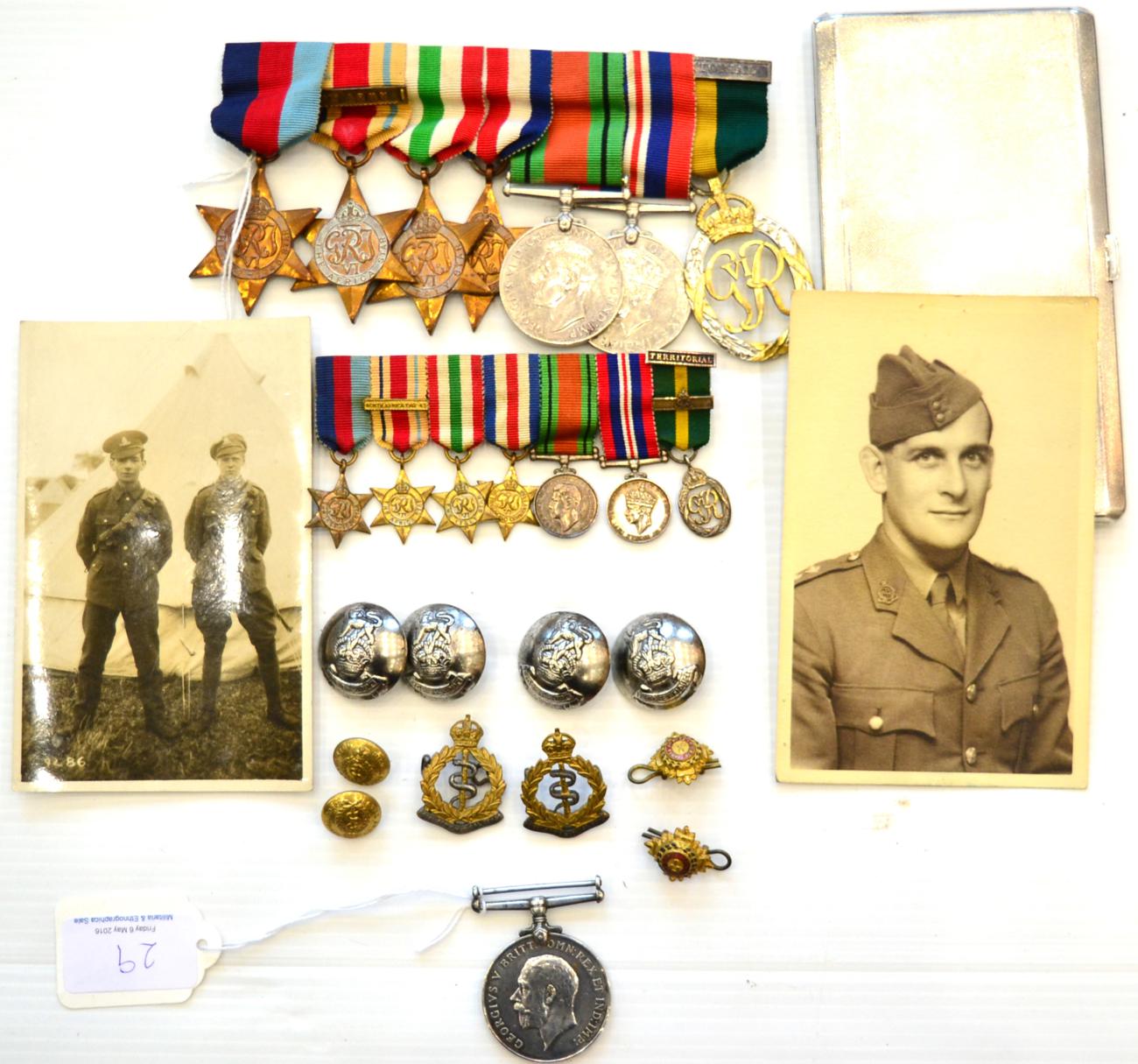 A Second World War Group of Seven Medals to a Lieutenant of the Royal Army Medical Corps, comprising